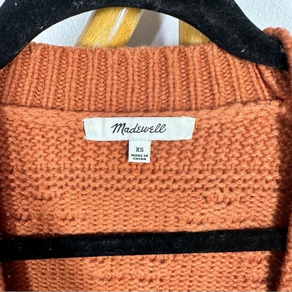 Madewell Bobble Zig Zag Cardigan Sweater sz XS - Picture 4 of 6